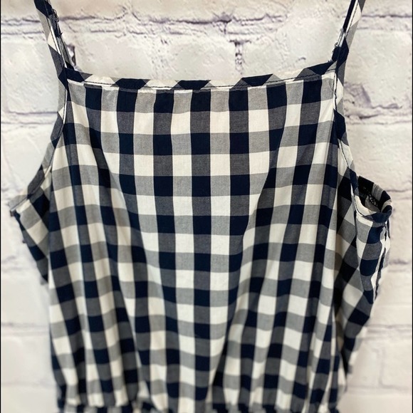 Cisono (S) Romper Navy Gingham Check - Picture 8 of 14